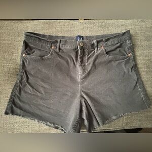 GAP Women's Charcoal Jean Shorts 16